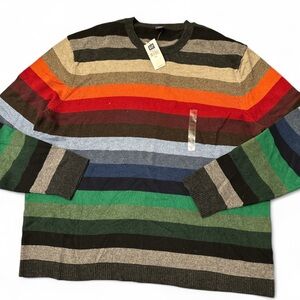 Multicolor Striped Men's Sweater